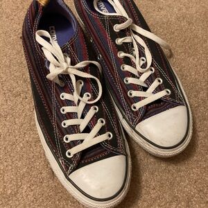 Converse Multicolor Striped Sneakers